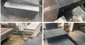 桂林 芝麻黑地铺石材