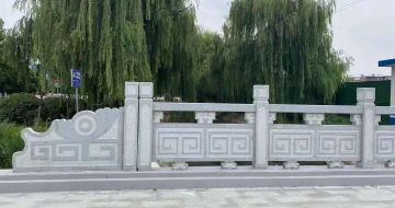 桂林 芝麻灰桥栏杆、河道栏杆安装效果