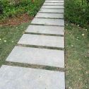 桂林 芝麻黑小区踏步、汀步石铺装效果
