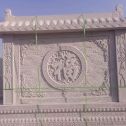 桂林 芝麻白花岗岩屏风，照壁，影壁