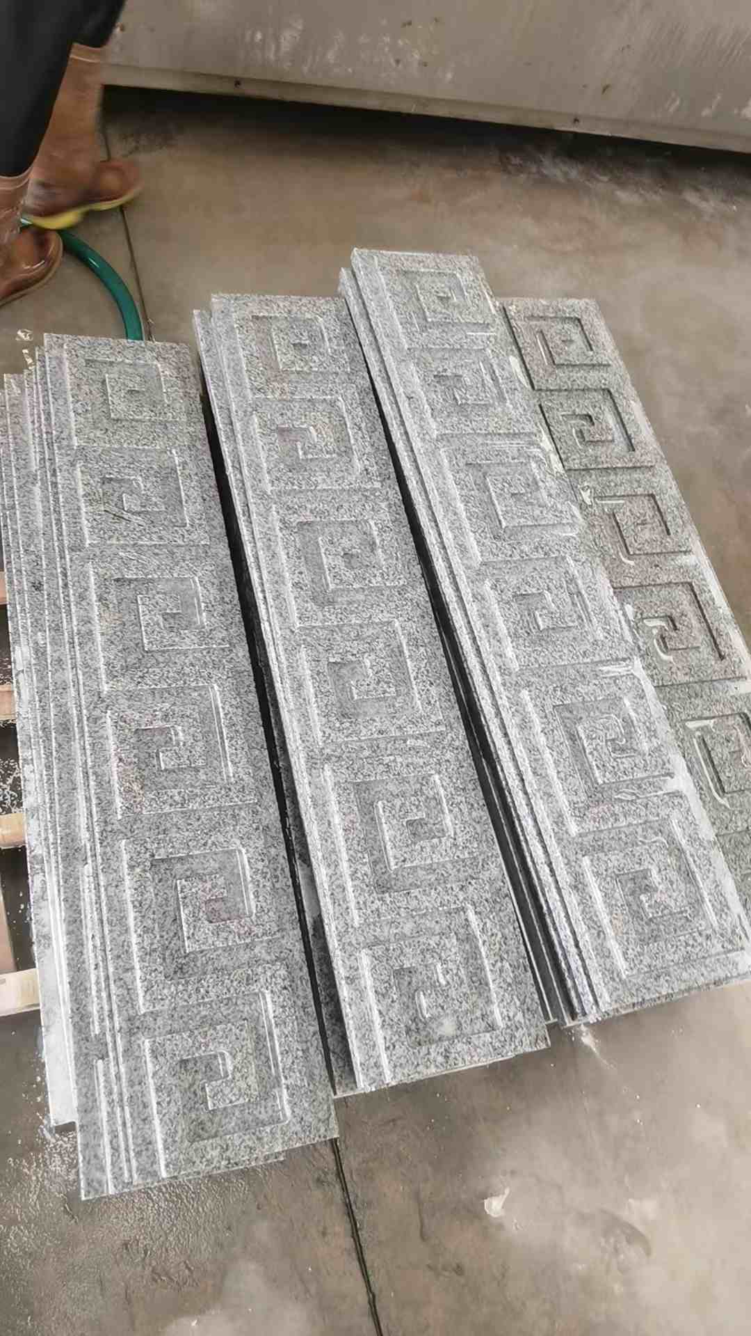 桂林 别墅回纹线条，雕刻