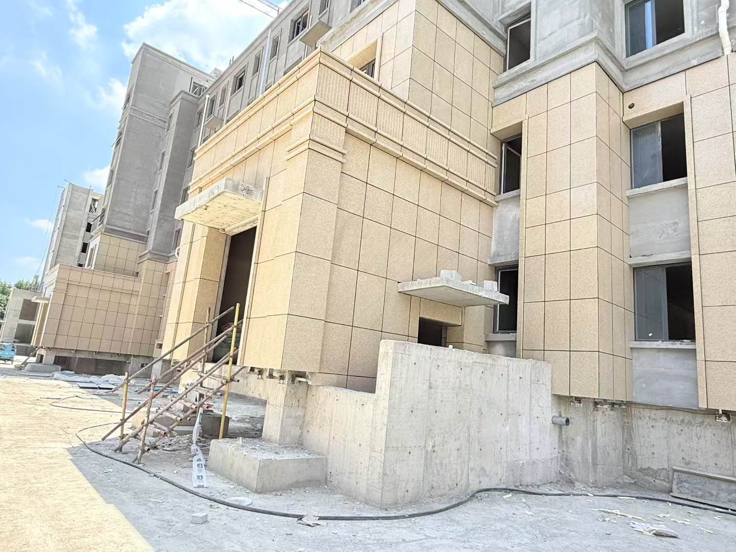 桂林 黄金麻干挂，工地实拍