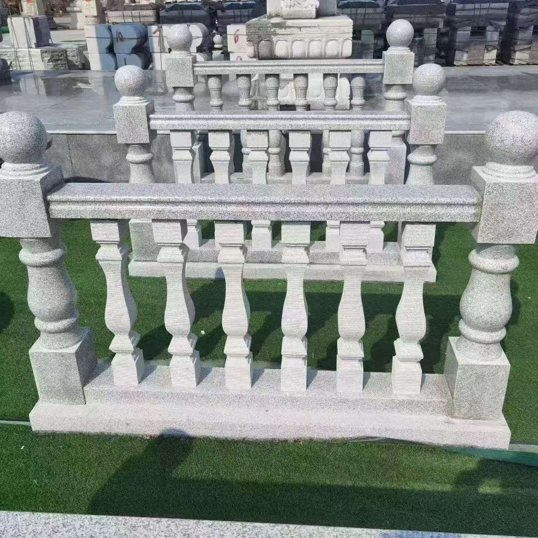 桂林 别墅石材栏杆特写