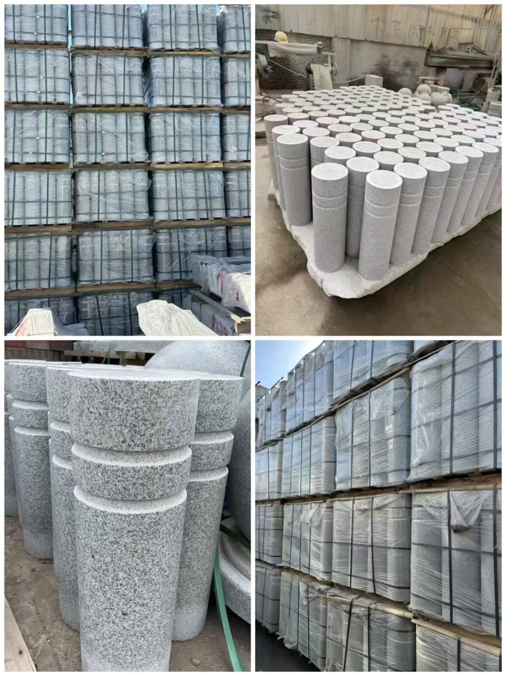 桂林 芝麻白花岗岩挡车柱、隔离柱多少钱