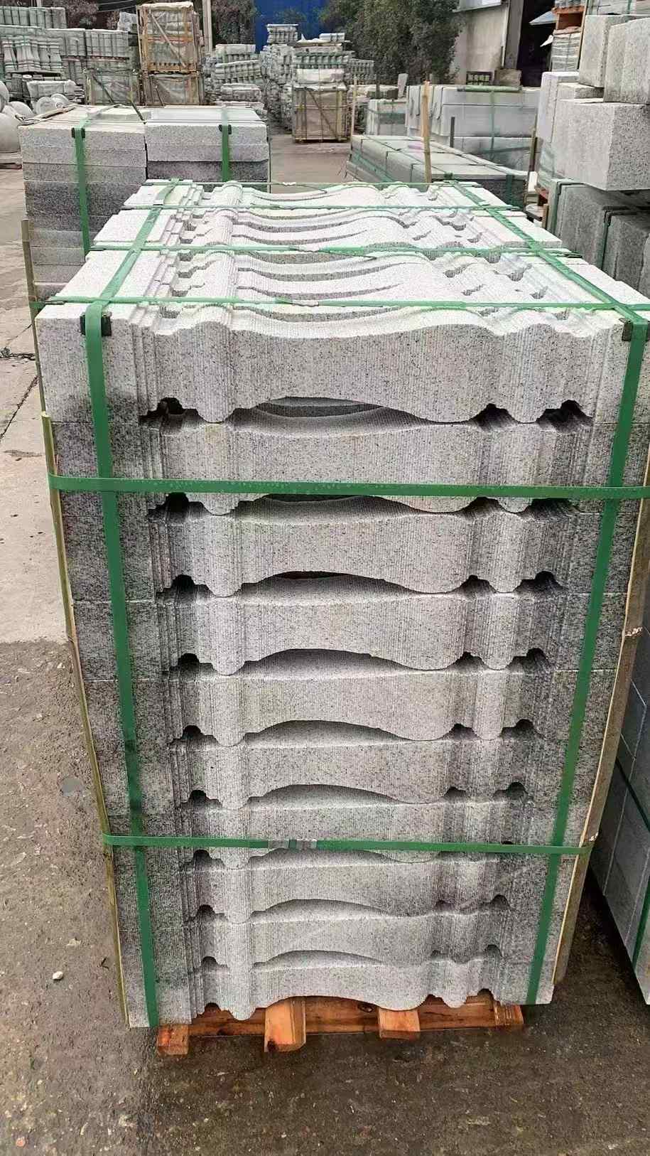 桂林 芝麻白方形拉丝面，栏杆花瓶柱