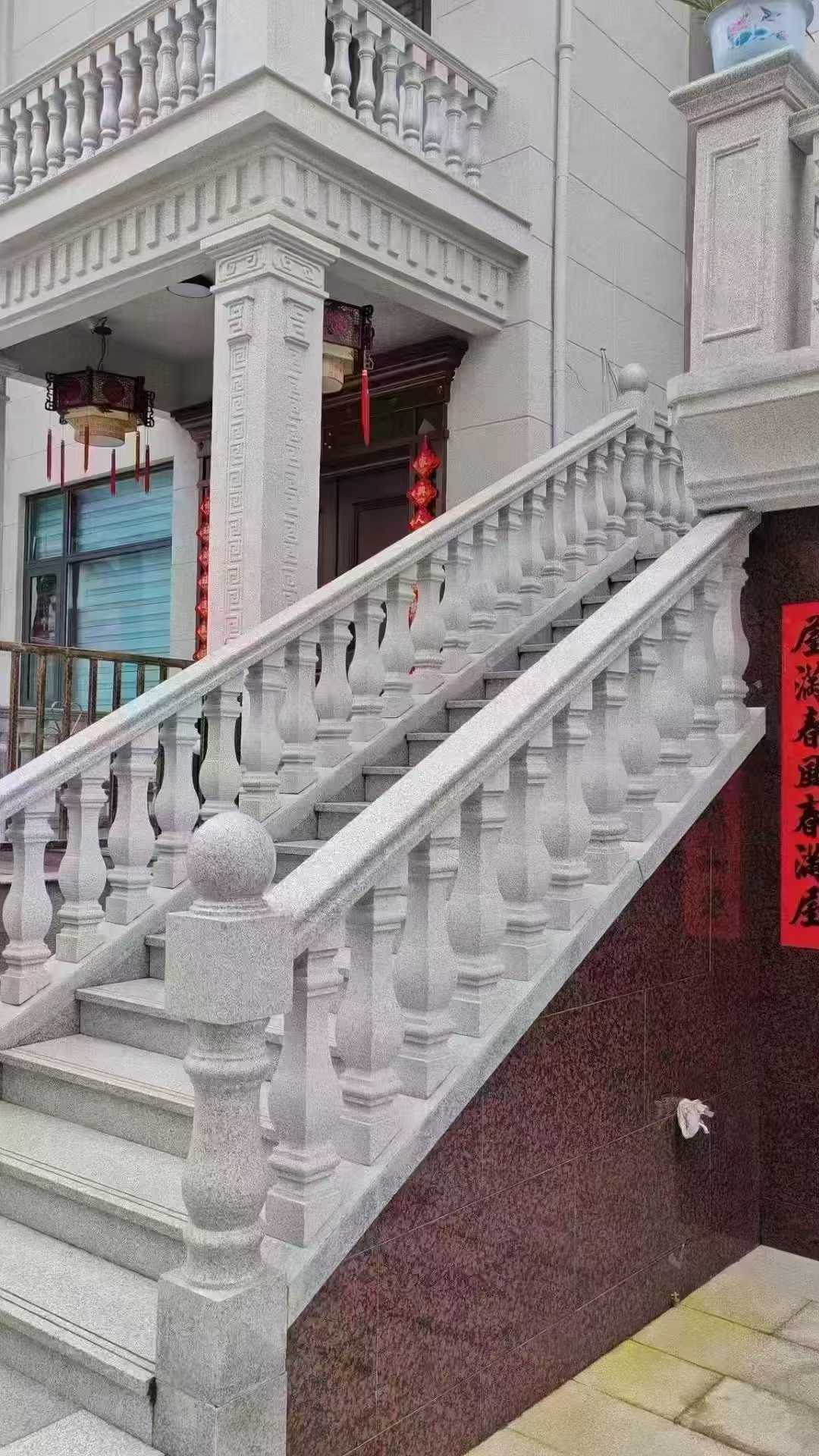 桂林 天然石材 阳台庭院护栏、栏杆